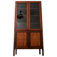 Rosewood Bookcase Cabinet Bornholm of Denmark Mid-Century Modern