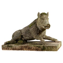 Antique Garden Statue of the Uffizi Boar