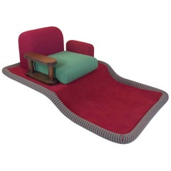 Used Ettore Sottsass “Tappeto Volante” Armchair for Bedding Brevetti, Italy, 1974