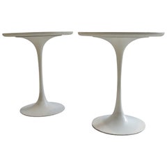Used Pair of 1960s Tulip Side Tables Designed by Maurice Burke for Arkana