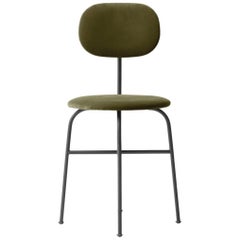 Afteroom Dining Chair Plus, Black Legs, City Velvet CA7832/031 'Earth'
