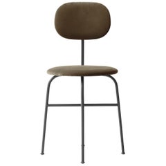 Afteroom Dining Chair Plus, Black Legs, City Velvet CA7832/078 ‘Grey’