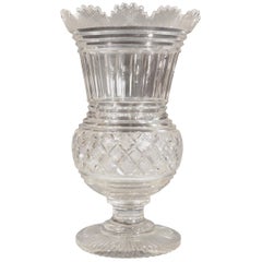 Regency Glass Large Celery Vase, circa 1820