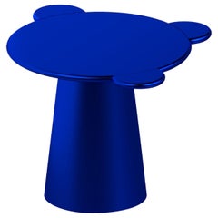 Contemporary Coffee Table Blue Donald Wood by Chapel Petrassi