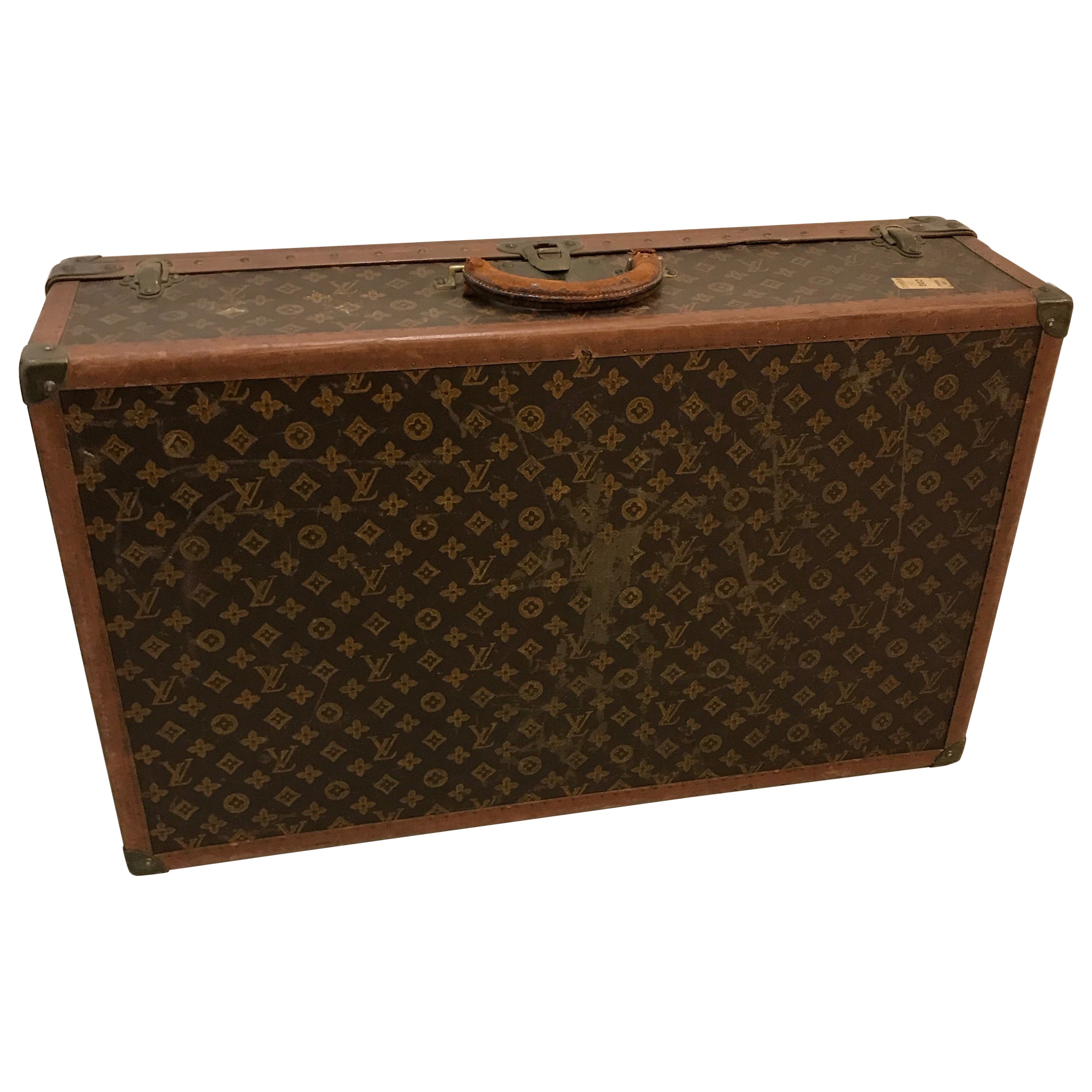 1950s Louis Vuitton HardCase Suitcase For Sale at 1stDibs