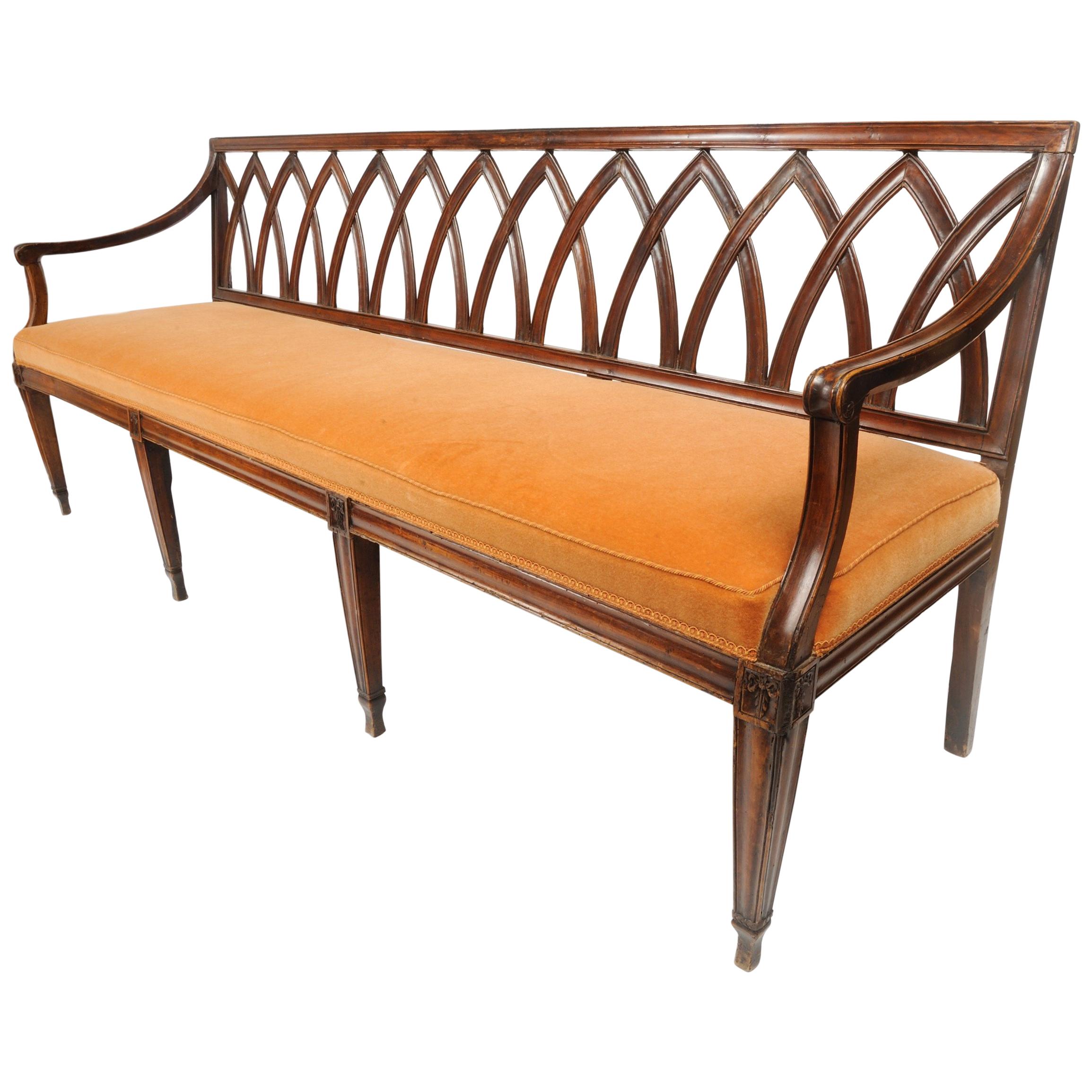 19th Century French Directoire Bench