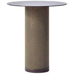Konekt Armor Cylinder Side Table with Chainmail