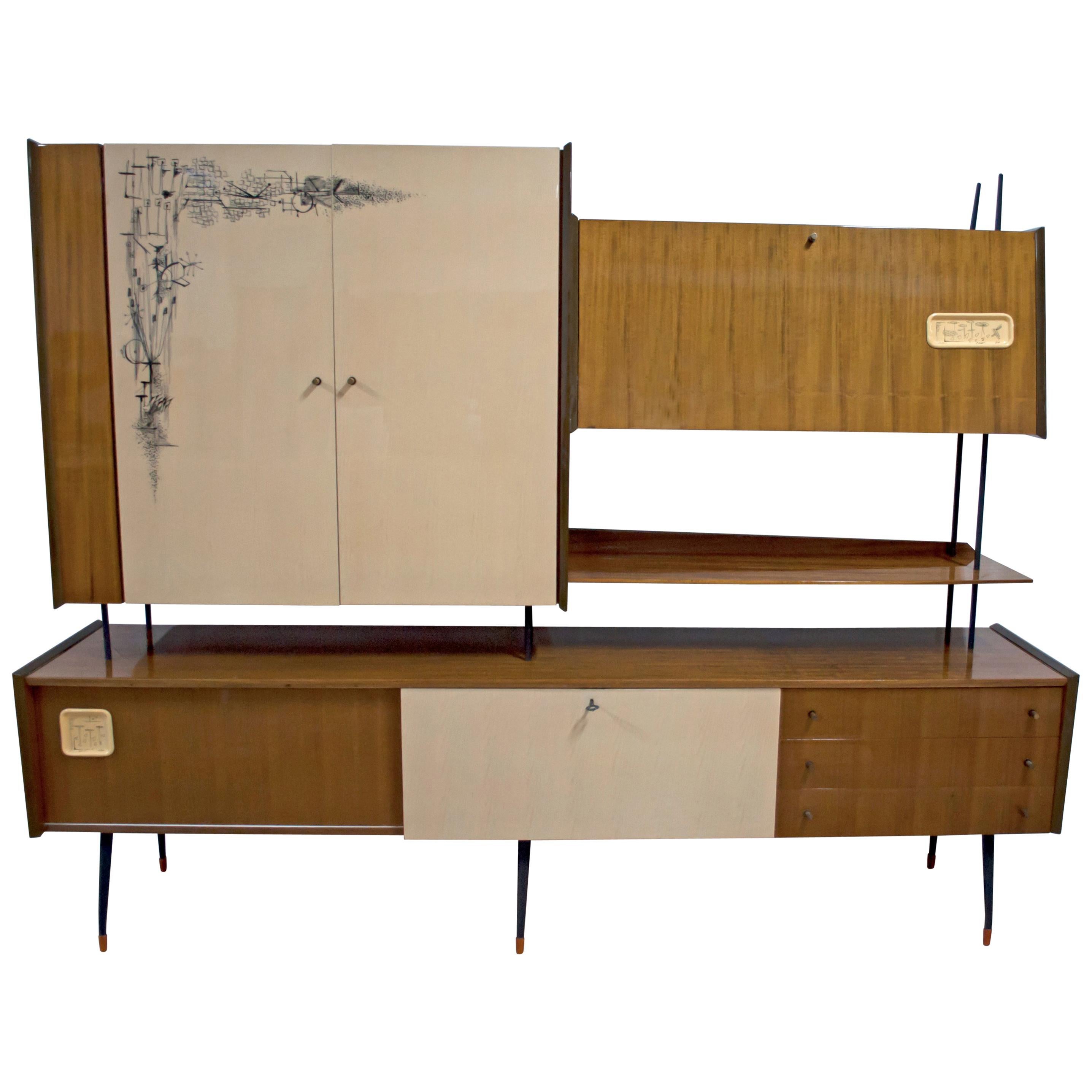 Mid Century Modern Sideboard at 1stDibs