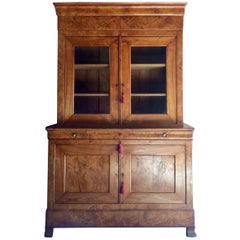 French Cabinet Cupboard Dresser Antique Elm Napoleon III, circa 1850