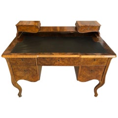 Original Antique Biedermeier Ladies Desk Made of Walnut Wood