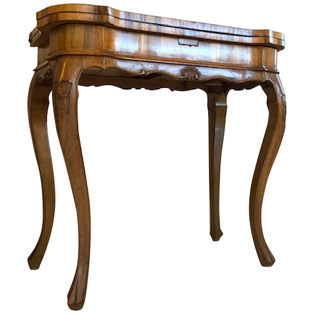Baroque Style Game Table or Side Table Finely Crafted