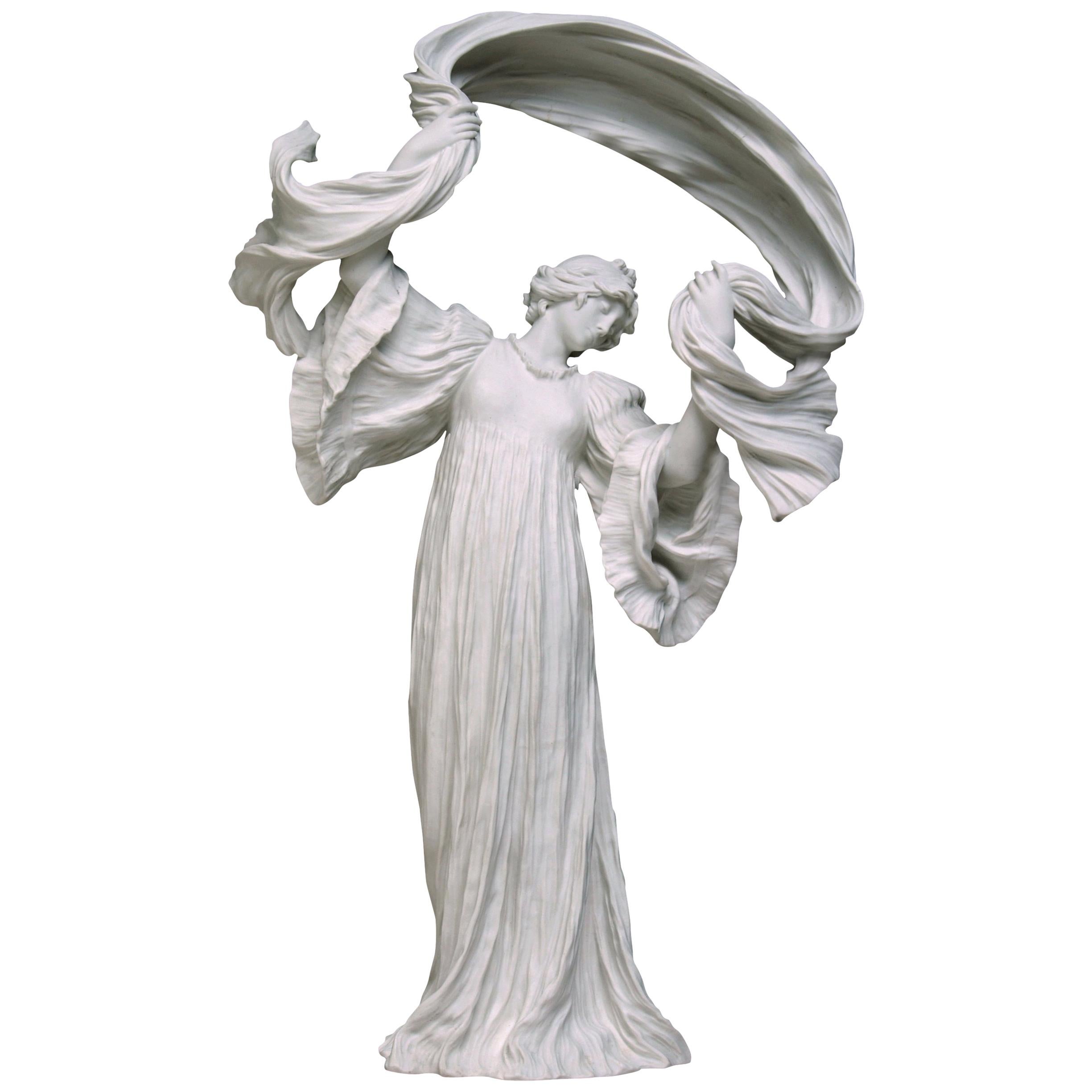 Agathon Léonard Porcelain Figure "Danseur" by Manufacture Nationale de Sèvres For Sale