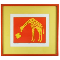 Joy Jerviss "Flower Power" Serigraph
