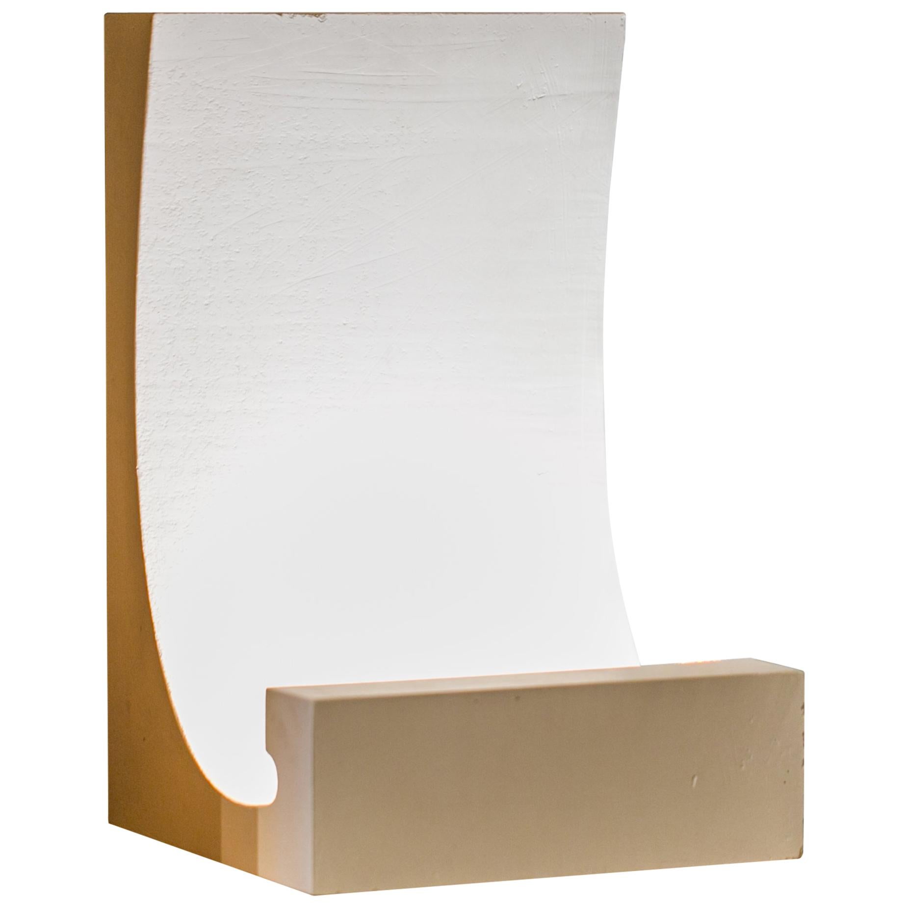 Plaster "Virgule" Lamp by Thierry Dreyfus For Sale