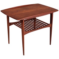 Mid-Century Modern Teak Side or Coffee Table by Tove and Edvard Kindt-Larsen