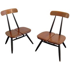 Easy Chairs by Ilmari Tapiovaara for Laukaan Puu, 1950s, Set of Two