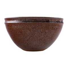 Vintage Helle Alpass, Bowl of Glazed Stoneware, 1960s-1970s