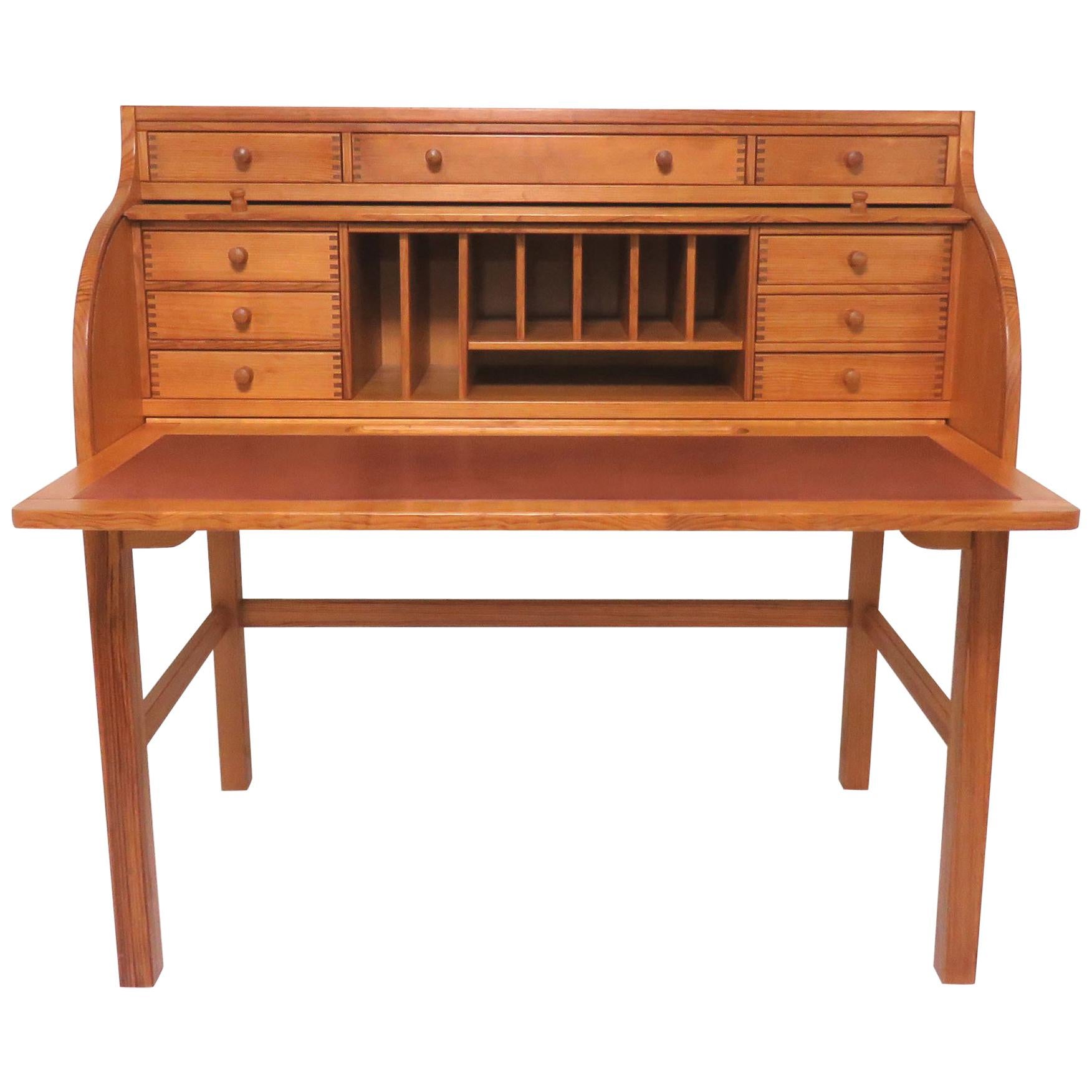 Andreas Hansen Danish Roll Top Writing Desk at 1stDibs andreas hansen