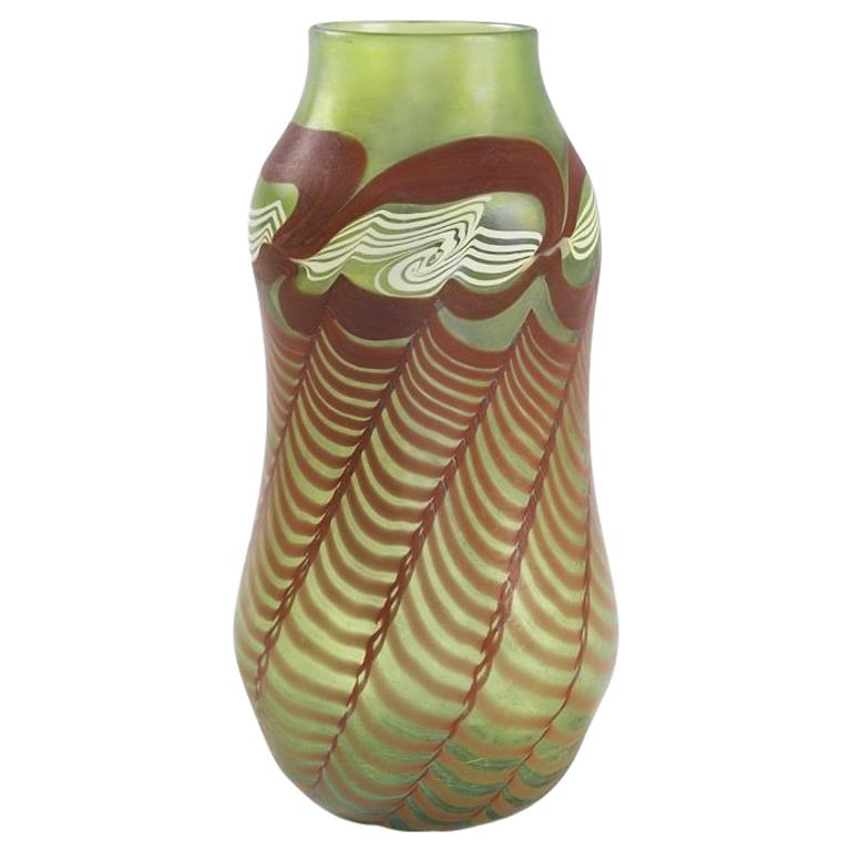 Decorated Vase by Louis Comfort Tiffany For Sale