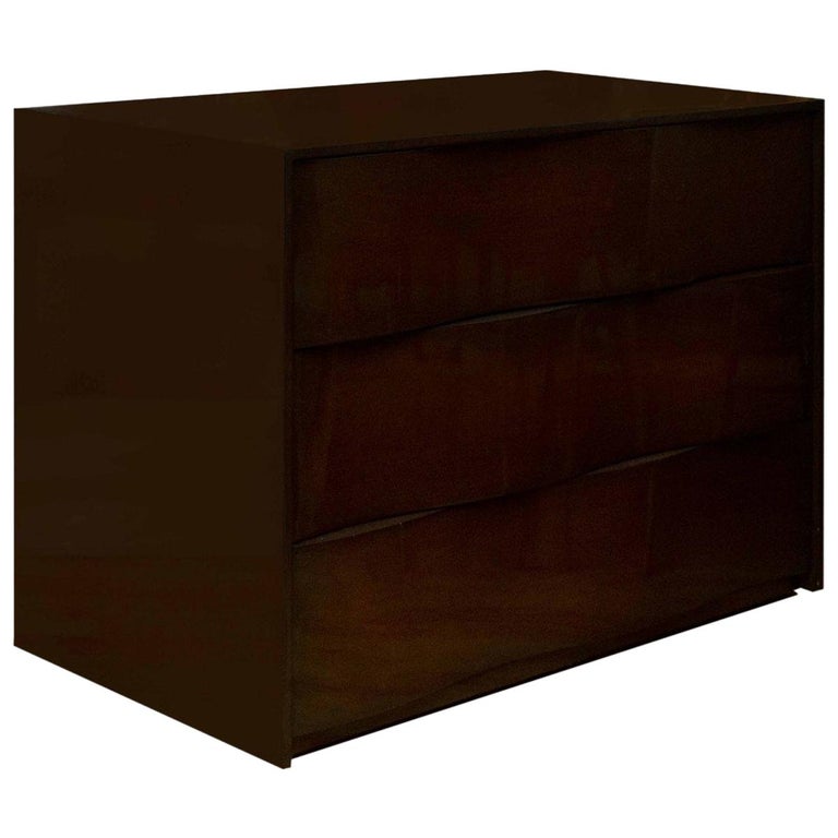 Pair of Nancy Corzine Walnut Nightstands / Small Dressers with