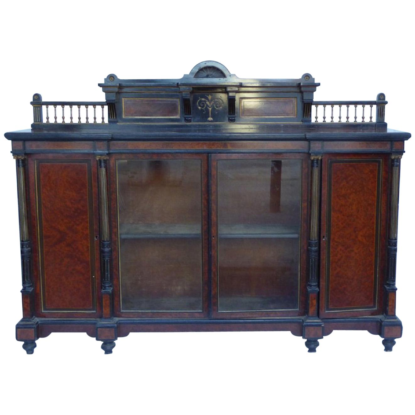 19th Century Victorian Ebonised Credenza by Gillow