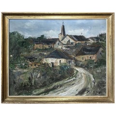 Framed Oil Painting on Canvas by G. Berger