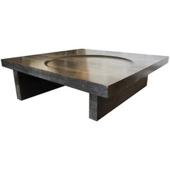 Ebonized Walnut Dish Table, by Gulassa & Company