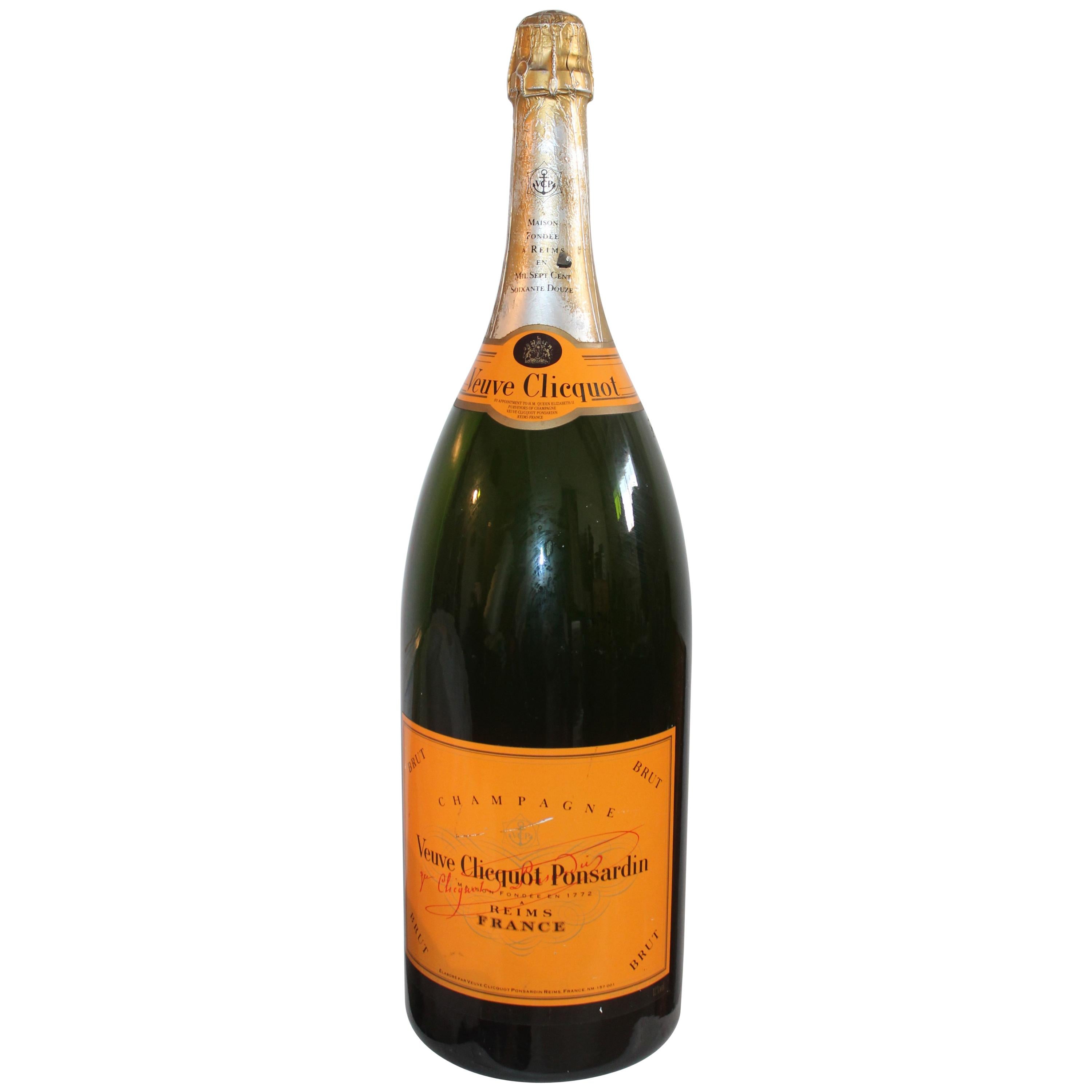 Veuve Clicquot Large Champagne Bottle