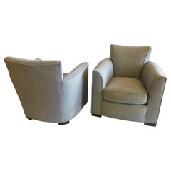 Pair of Contemporary Club Chairs by Donghia