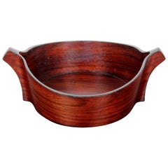 Vintage Mid-Century Modern Jens Quistgaard Dansk Rosewood Bowl Danish, 1960s