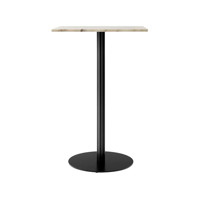 Harbour Column Bar Table, 24"x28" Table Top in off White For Sale