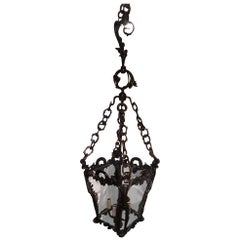 Country French Style Four-Light Lantern, Early 20th Century