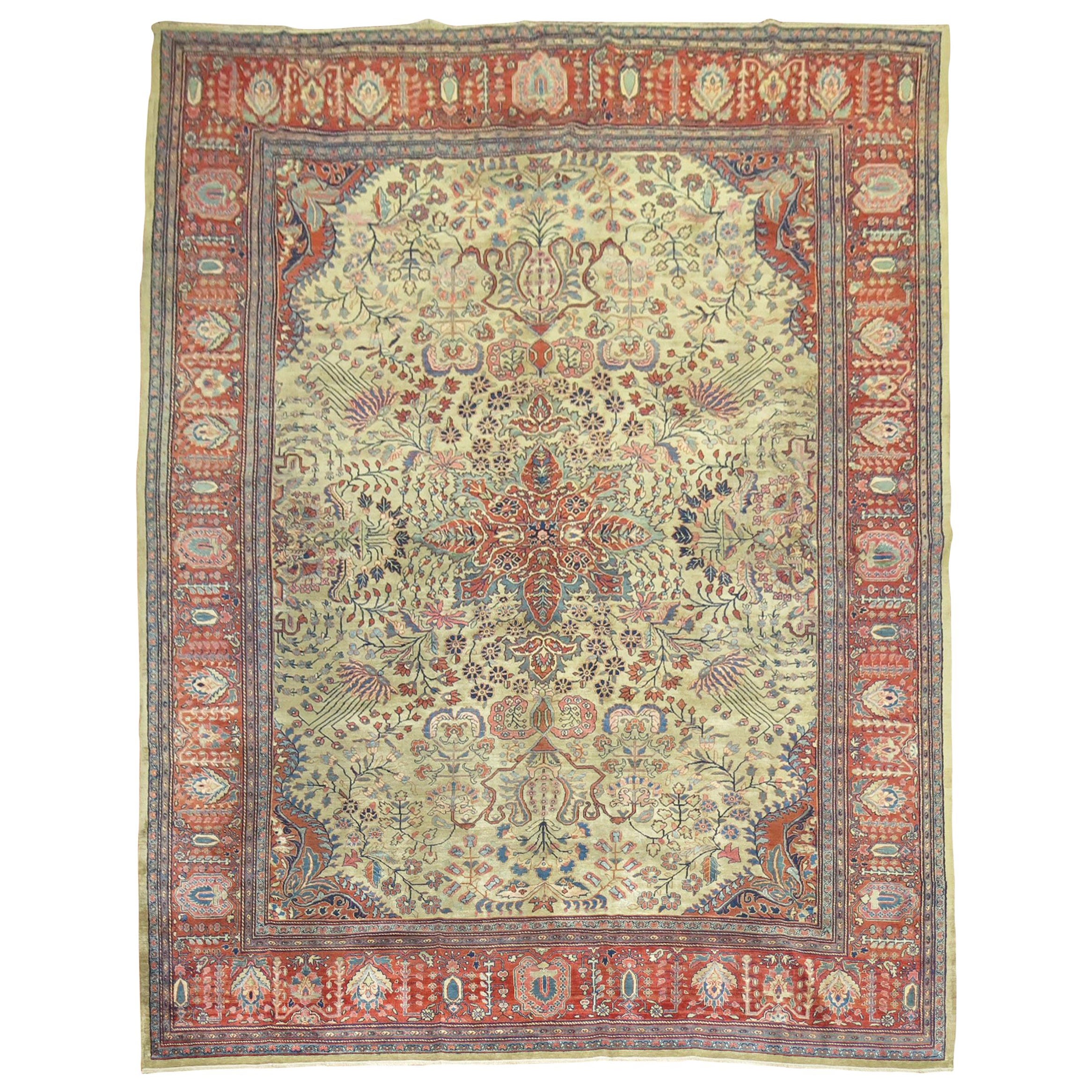 Persian Sarouk Fereghan Rug