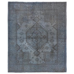 Blue Oushak Carpet, circa 1910s