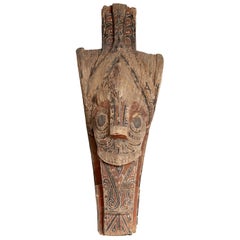 Large Hand Carved Singa Singa Tribal Carving from the Batak People, Sumatra