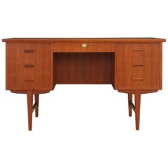 Classic Writing Desk Teak Danish Design Vintage