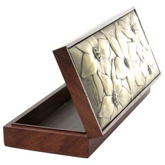 Vintage Box in Wood and Silver by Ottaviani, 1980s