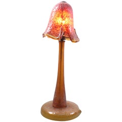 20th Century Mushroom Shape Table Lamp Ecole de Nancy  40s
