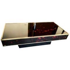 Eric Maville Faux Tortoiseshell Coffee Table