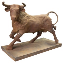 "Fighting Bull" Iron, 20th Century