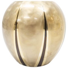 Art Deco WMF Ikora Vase, Silver Plated with Inlaid Enamel