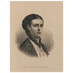 Proof of an American Bank Note Princess of Wales, No. 218, circa 1870