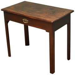 Small Country House Georgian Mahogany Antique Side or Lamp Table