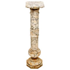 Antique Italian Alabaster Column