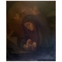 Oil on Canvas "Madonna" 18 Century to Be Restored, Originally from Croazia