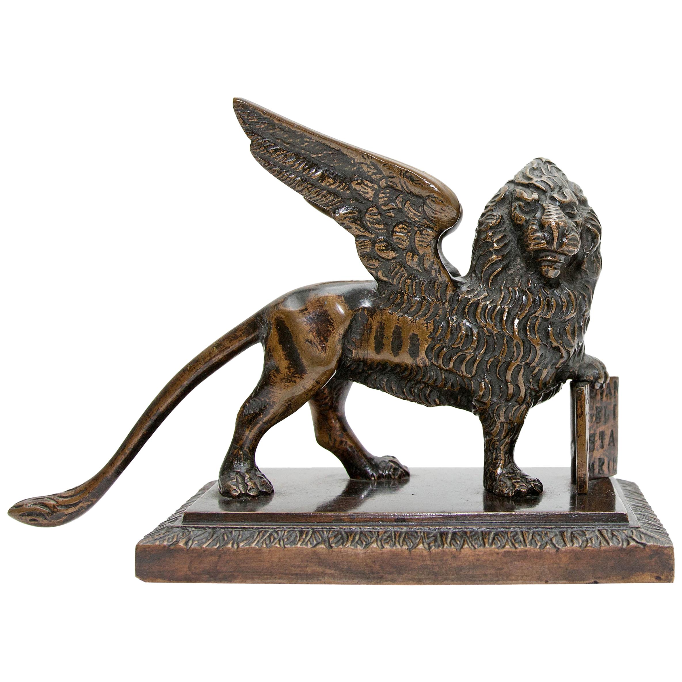Bronze Sculpture the Lion of Venice