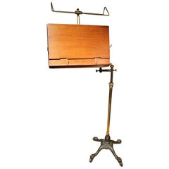 Antique 19th Century Mahogany Reading and/or Music Stand