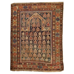 Antiker Marasali Shirvan-Gebetteppich, um 1880, 1,82 m x 1,82 m