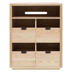 Dovetail Vinyl Storage Cabinet 2 x 2.5 with Equipment Shelf