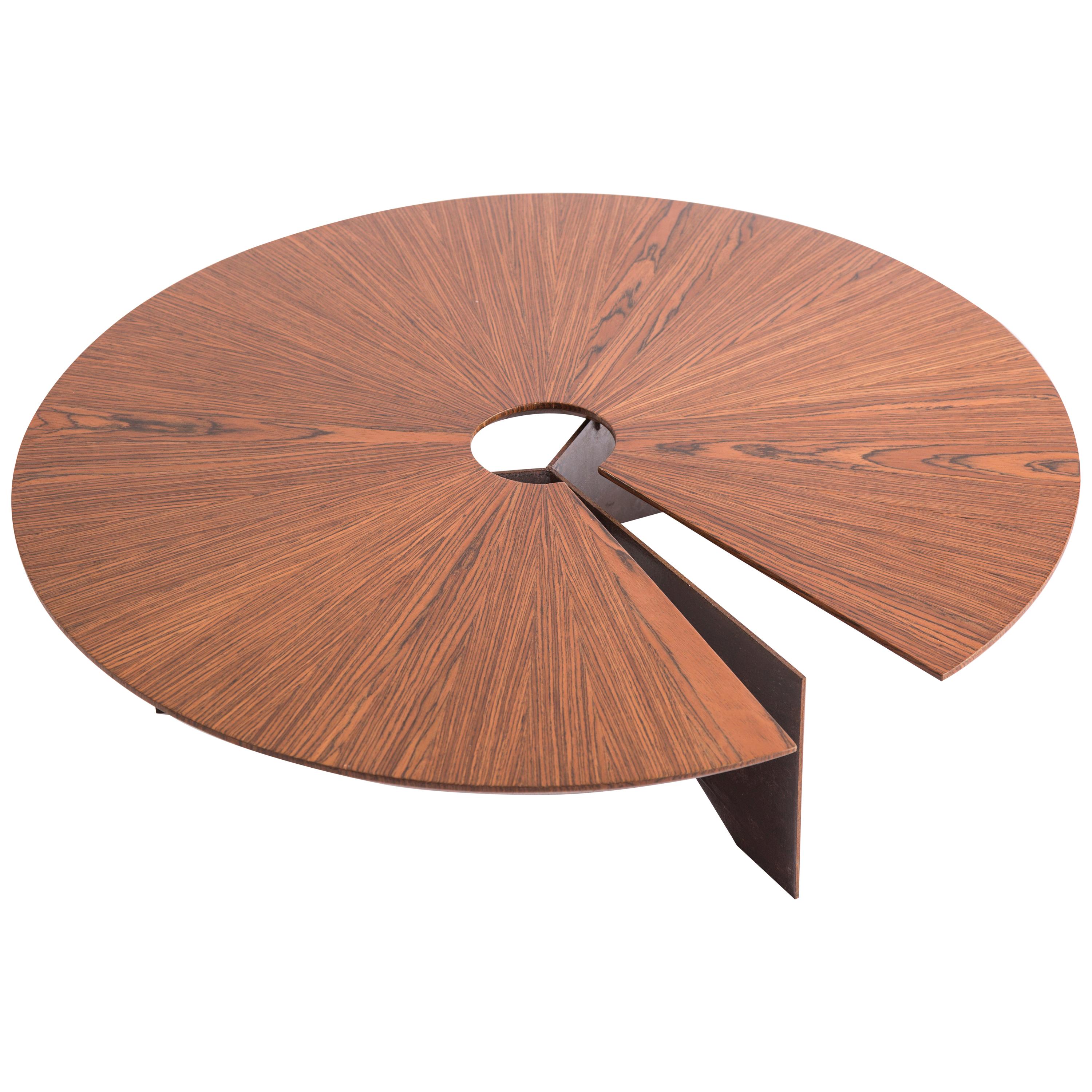 Contemporary Round Coffee Table Medium, Brazilian Design